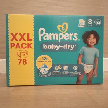 Pampers XXL taille 8(78 couches)