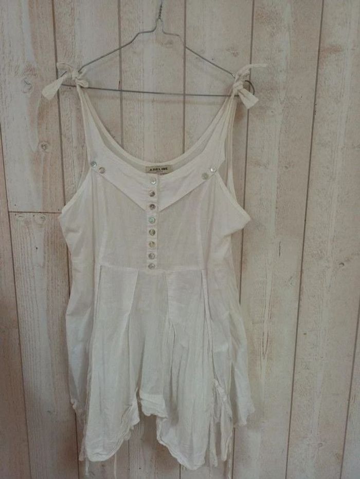Tunique longue blanche taille 42