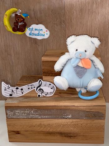 Doudou musical 🎶 ours les gommettes de doudou et compagnie