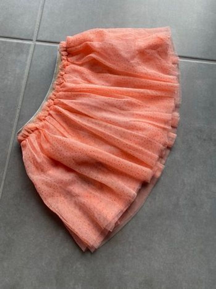 Jupe 24 mois Corail à paillettes Neuve - photo numéro 6