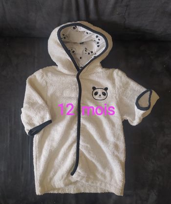 Peignoir Panda 12 mois