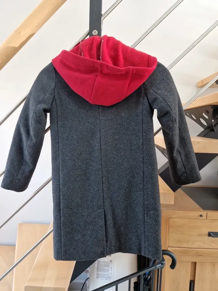 Manteau elegant à  capuche amovible - photo numéro 4