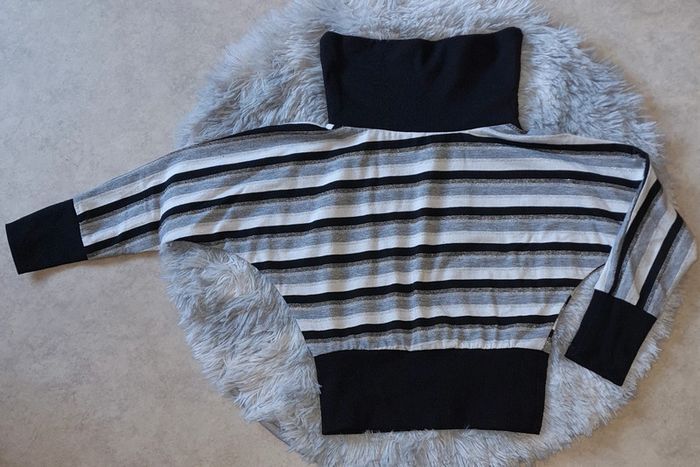 pull léger rayures fille 6 ans - photo numéro 3