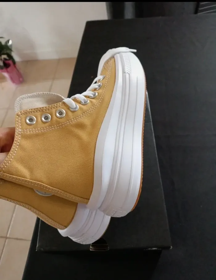 Baskets converse a plateforme - photo numéro 7