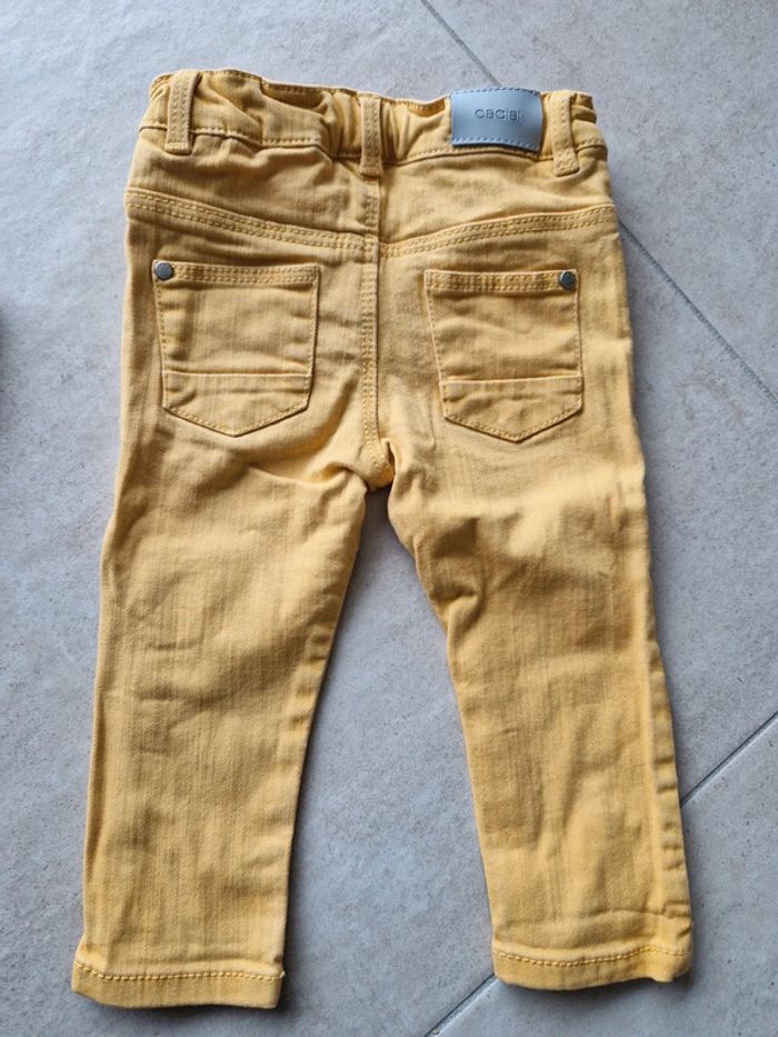 Ensemble 12 mois jeans obaibi et haut manches longues - photo numéro 3