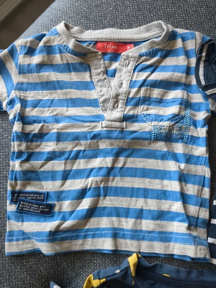 Lot de 5 tee shirts bébé garçon taille 9 mois - photo numéro 6