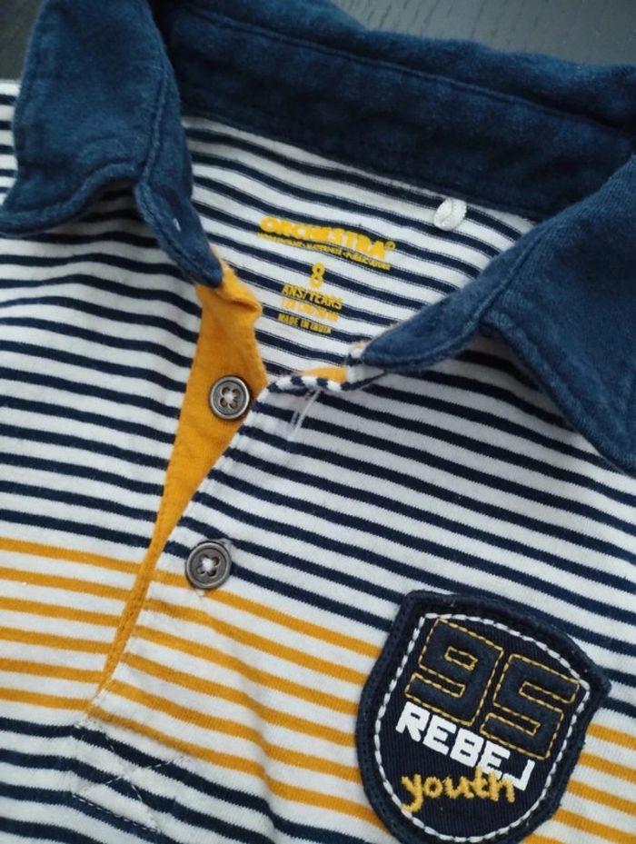 Polo manches longues garçon 8 ans - photo numéro 2