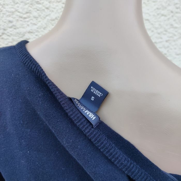 Pull femme enceinte noir vintage H&M mama taille S - photo numéro 4