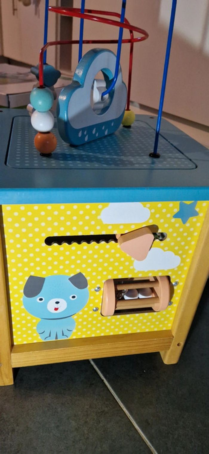 Cube en bois multi activité - photo numéro 3