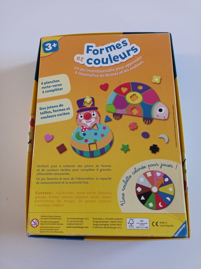 Formes et couleurs ravensburger complet sans notice - photo numéro 2