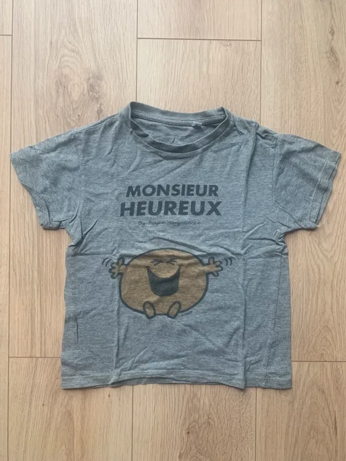 T-shirt Monsieur Heureux