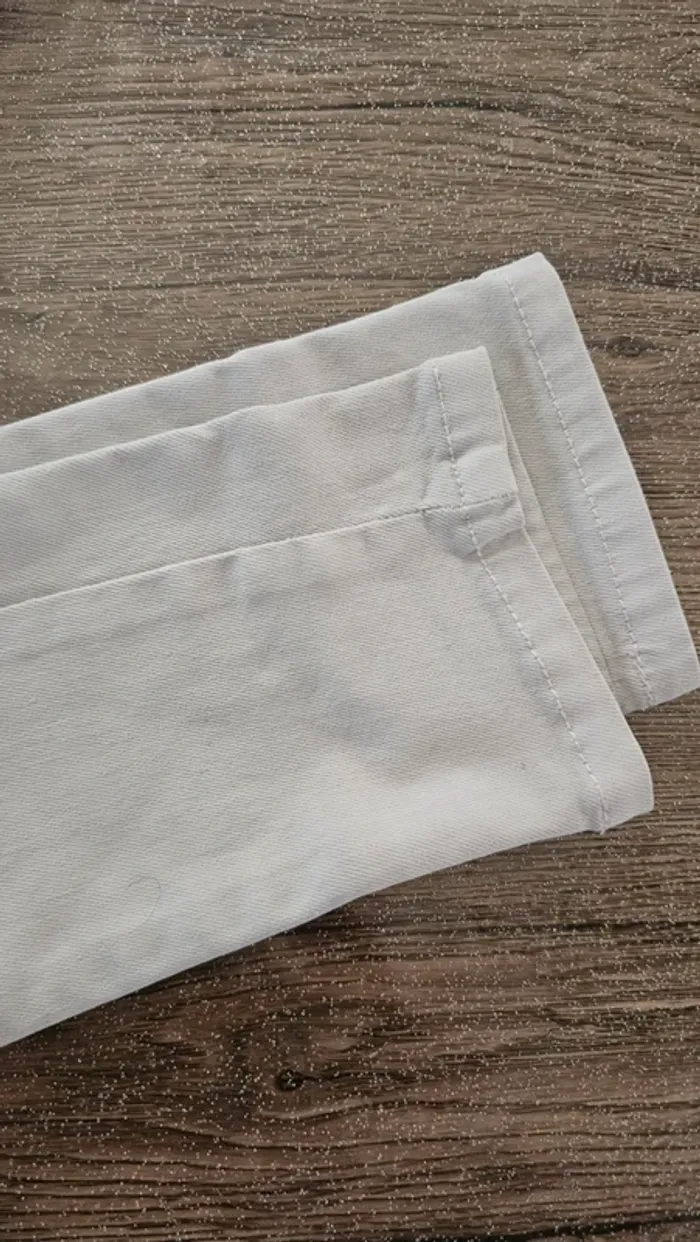 Jeans blanc T34 bonobo - photo numéro 2