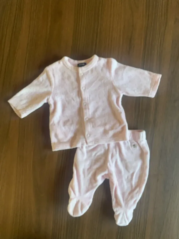 Pyjama ensemble Kiabi rose Naissance