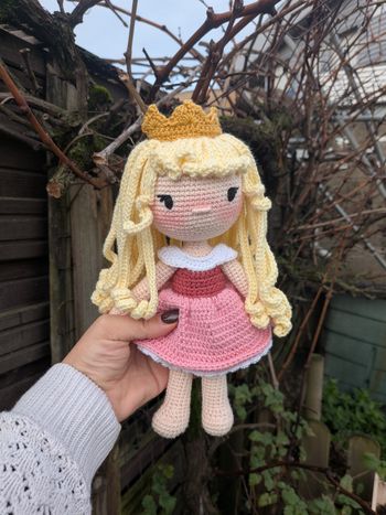 Poupée Princesse Aurore - Robe rose