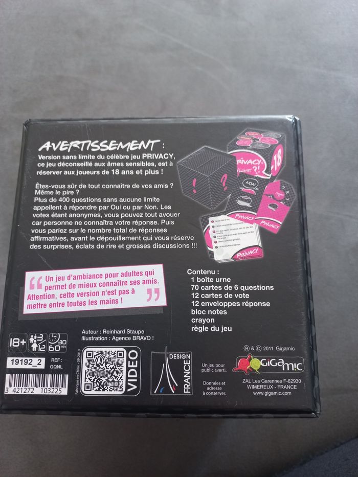 Privacy gigamic jeu adulte - photo numéro 4