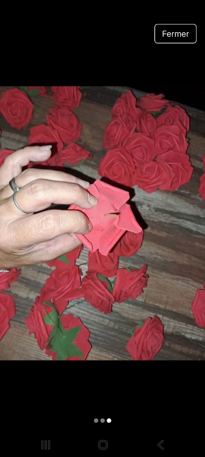 66 roses en mousse - photo numéro 3