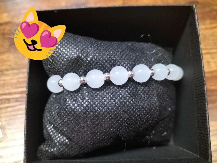 Bracelet papillon perle bleu - photo numéro 2