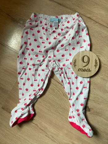 Bas de pyjama fille 9 mois