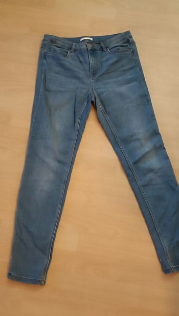 Jean femme taille 38 bleu