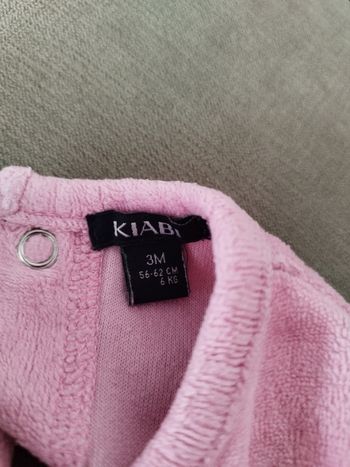 Grenouillère Kiabi T3 mois 56-62 cm