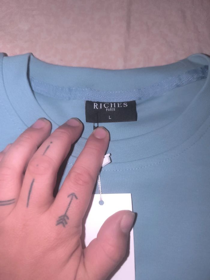 Tee shirt riche paris - photo numéro 3