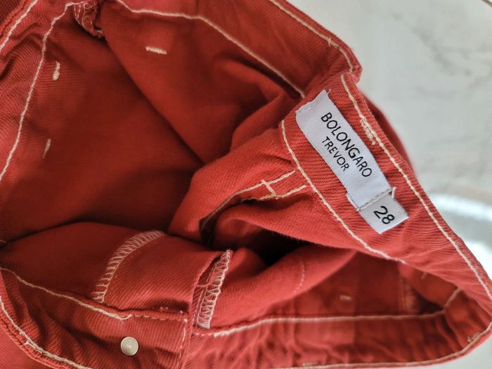 👖 Pantalon droit large rouge brique - Bolongaro Trevor - photo numéro 5