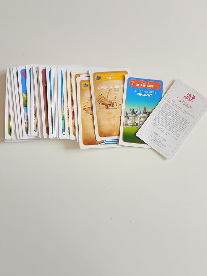 Jeu des 7 familles les châteaux dela Loire petit geste complet - photo numéro 3