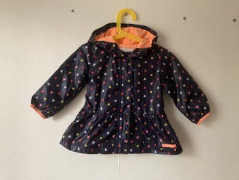 veste imperméable coupe vent fille 18 mois