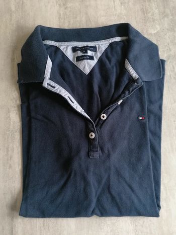 Polo bleu marine Tommy Hilfiger