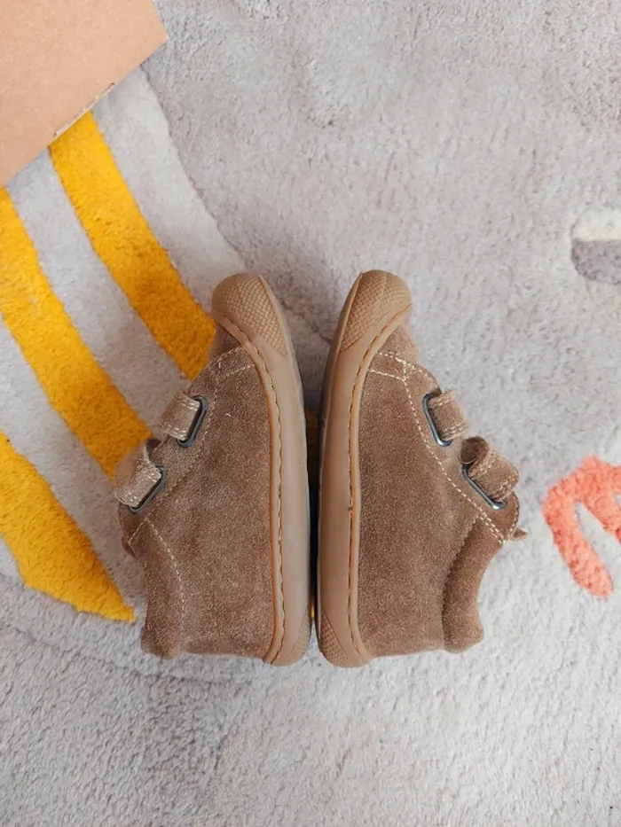Chaussures Naturino Cocoon VL scratchs daim taupe 22 - photo numéro 7