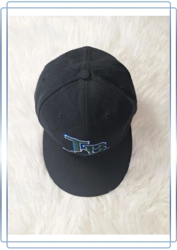 casquette new era - authentic collection - tampa bay ray mlb - brodé (536)