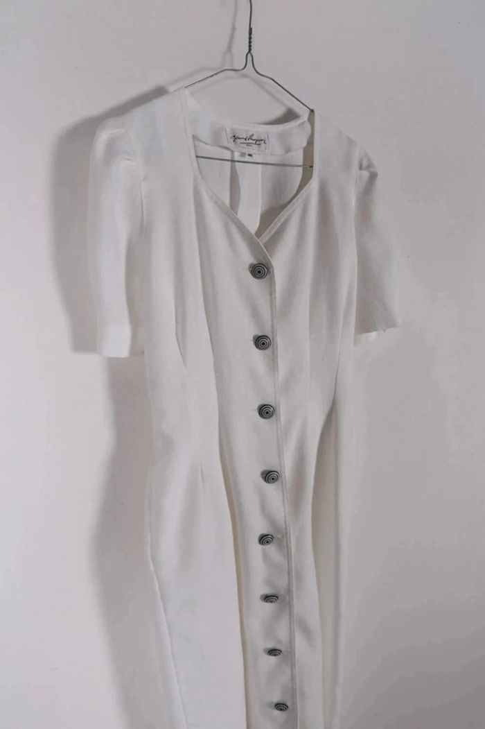 Petite robe vintage 80's en coton mélangé (#240678)