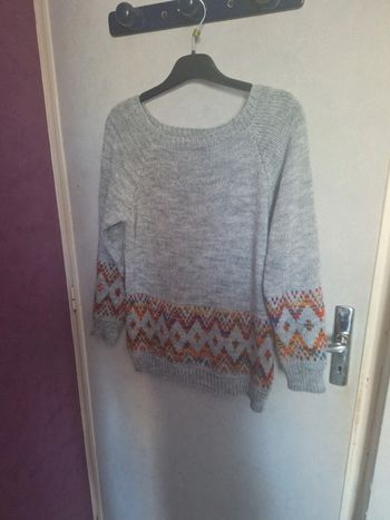 Pull gris 36 Woman code