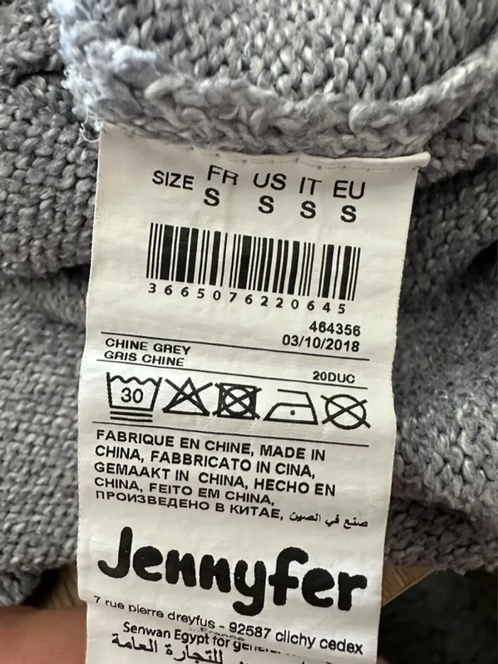 Pull gris Jennyfer - photo numéro 7