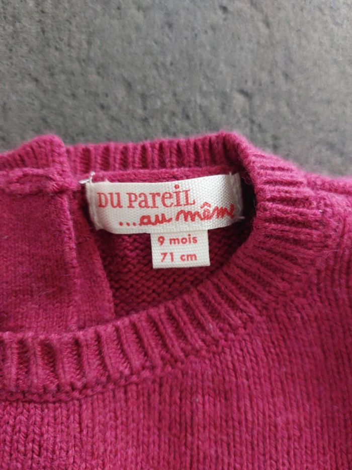Jolie robe manches longues hiver 👧 Du Pareil au même 9mois - photo numéro 4