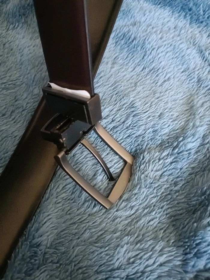 Ceinture marron et noir pour homme - photo numéro 2