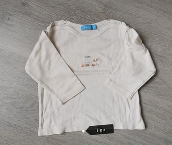 T-shirt manche longue garçon 1 an - 12 mois