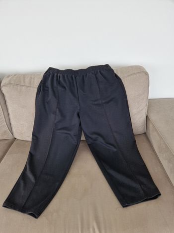Pantalon noir élastique Blanche Porte