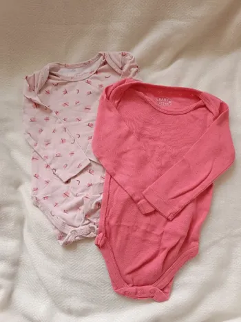 🎀 lot bodies manche longue rose 🎀