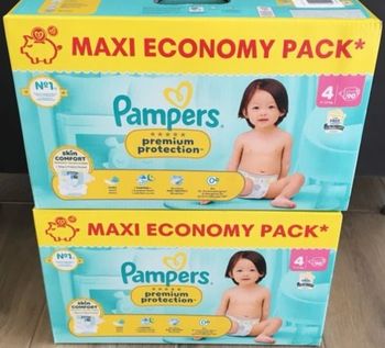 Pampers premium protection T4 lot de 2