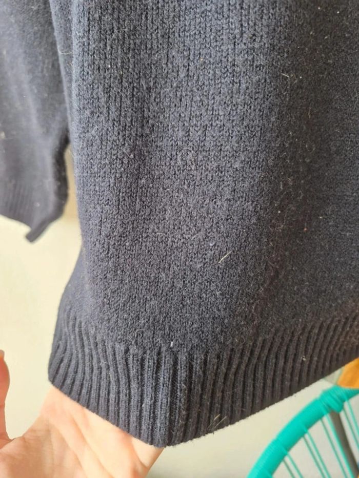 Pull en laine uni - photo numéro 4