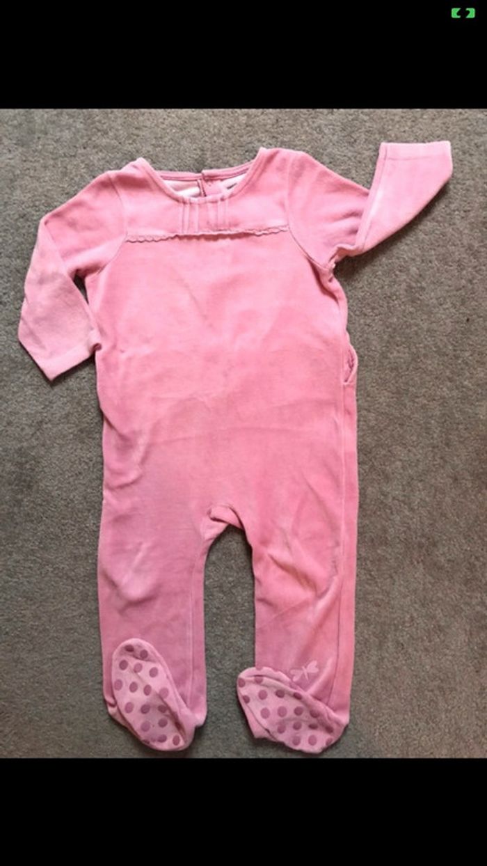 Pyjama velours Vertbaudet 18 mois