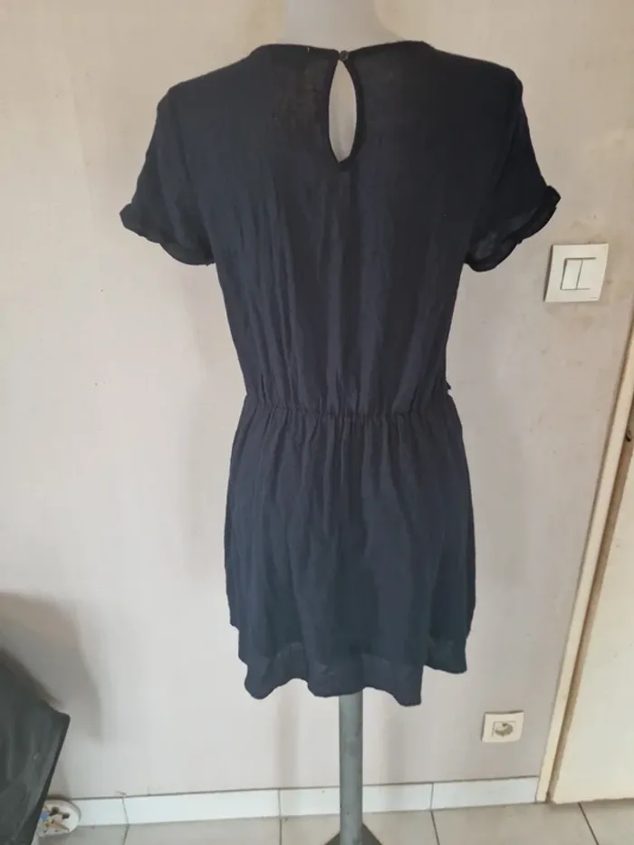 Robe bleue marine cherry paris taille 36 tres bon etat - photo numéro 5
