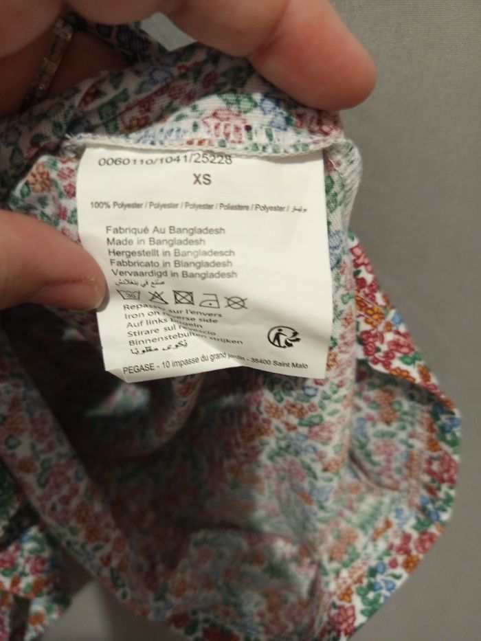 Combishort fleuri taille xs la halle - photo numéro 5