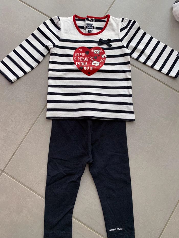 Ensemble teeshirt legging 9 mois