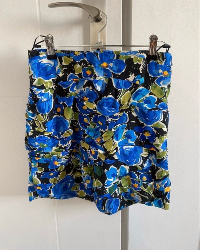 Jupe courte florale
