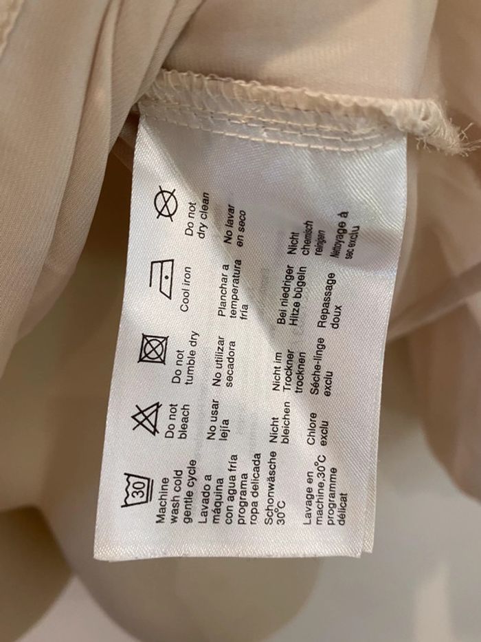 Blouse esprit taille 40 beige crème - photo numéro 16