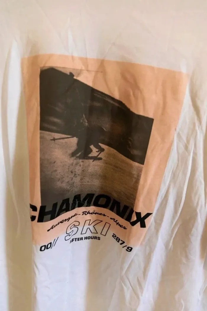 C46 t-shirt blanc H&M S - photo numéro 3