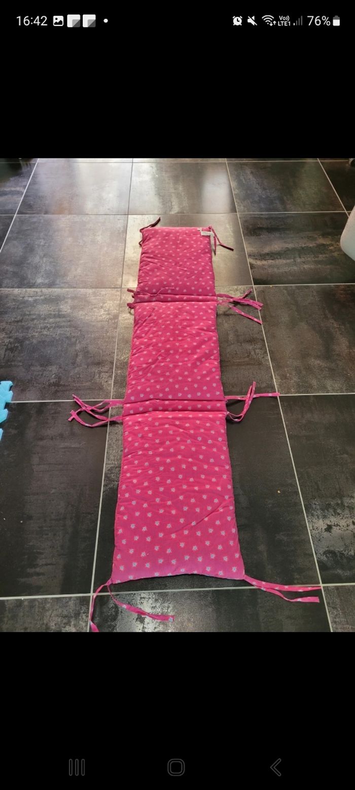 Tour de lit rose premaman - photo numéro 2