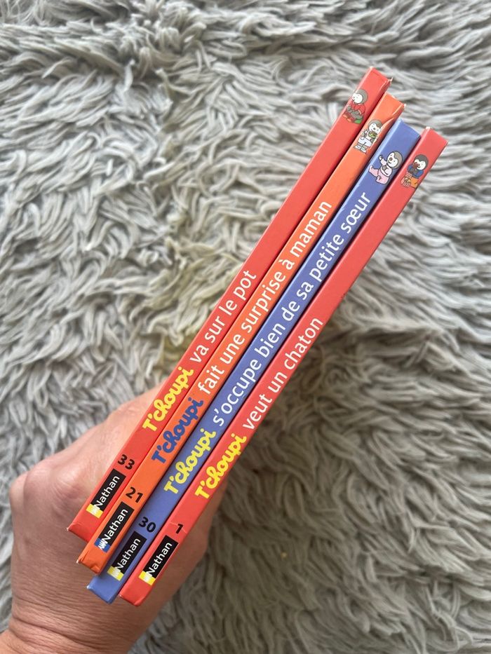Lot de 4 livres T'choupi - Nathan - photo numéro 8